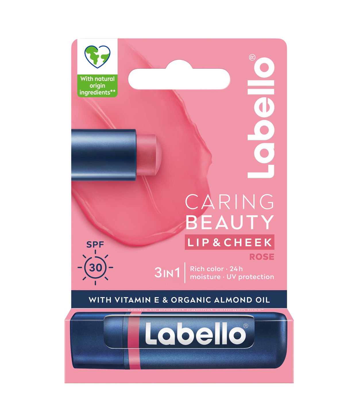 Labello Caring Beauty Lip&Cheek Rose SPF30 5,5ml
