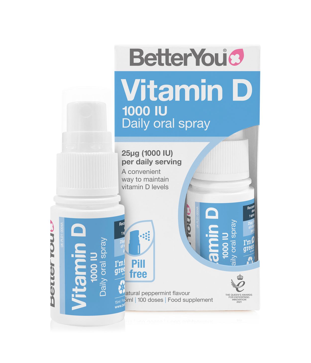 BetterYou D-LUX D1000 Munnúði 15ml