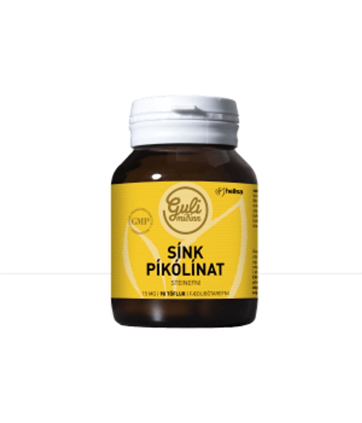 Guli Miðinn Sink Pikolinat 15mg 90stk