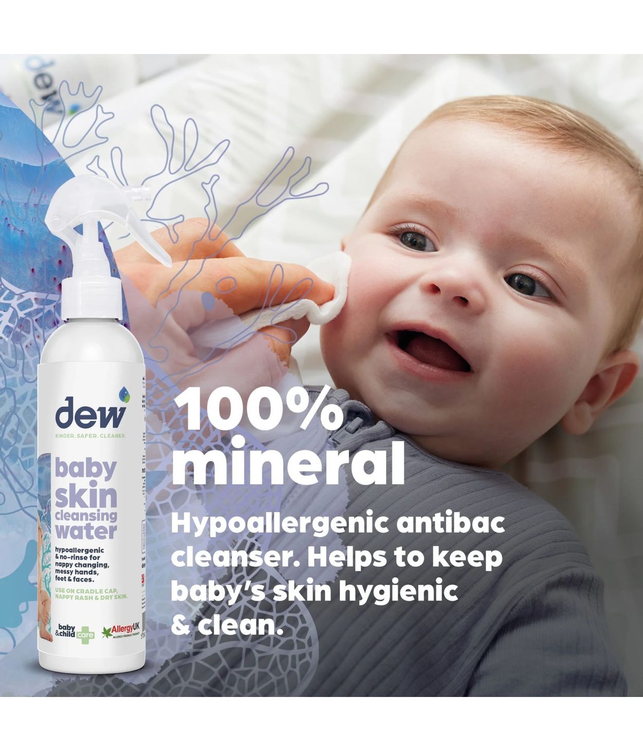 Dew Baby 100% náttúrulegt sótthreinsivatn 65ml