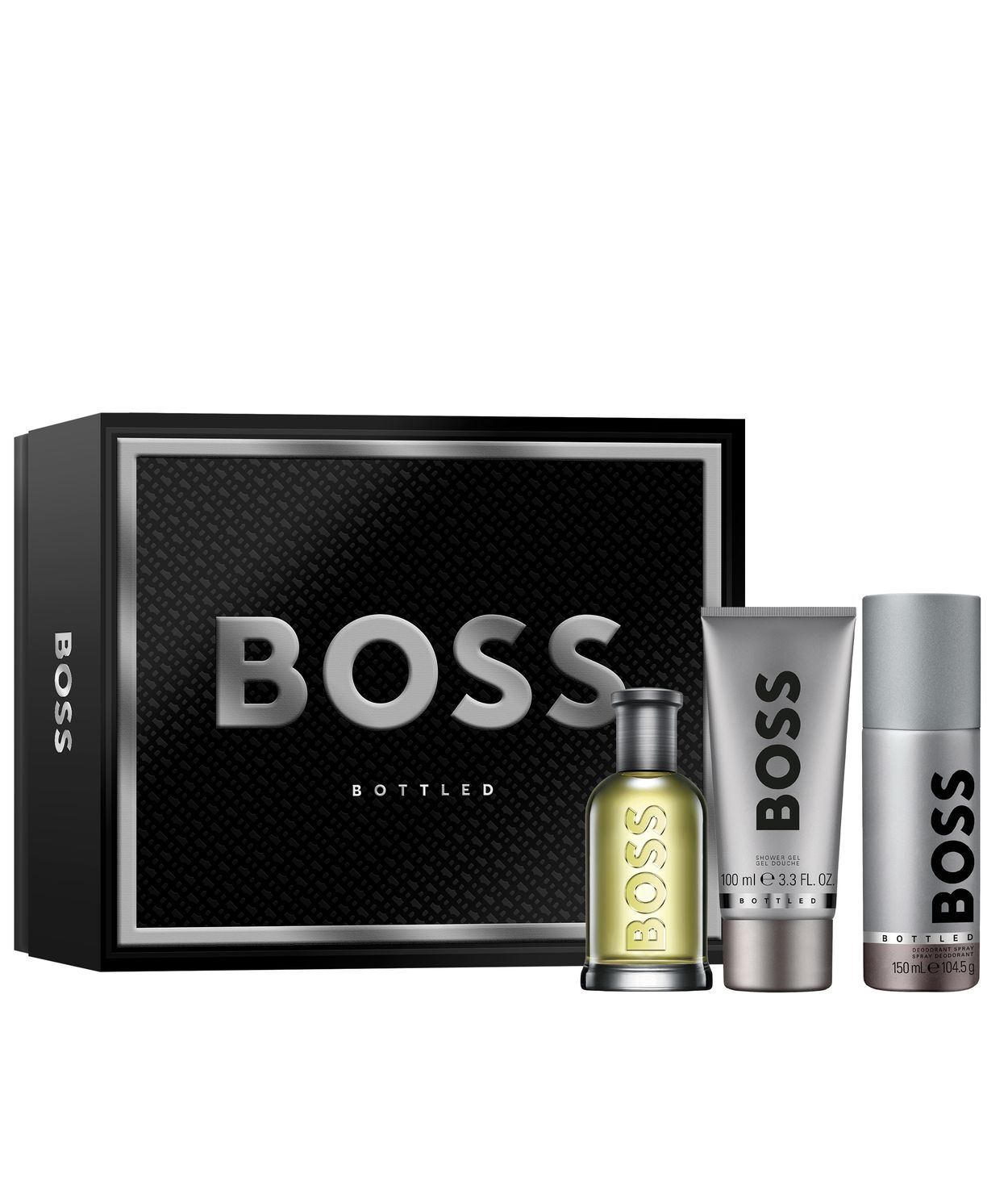 BOSS Bottled Edt 100ml - Showergel 100ml +Deo