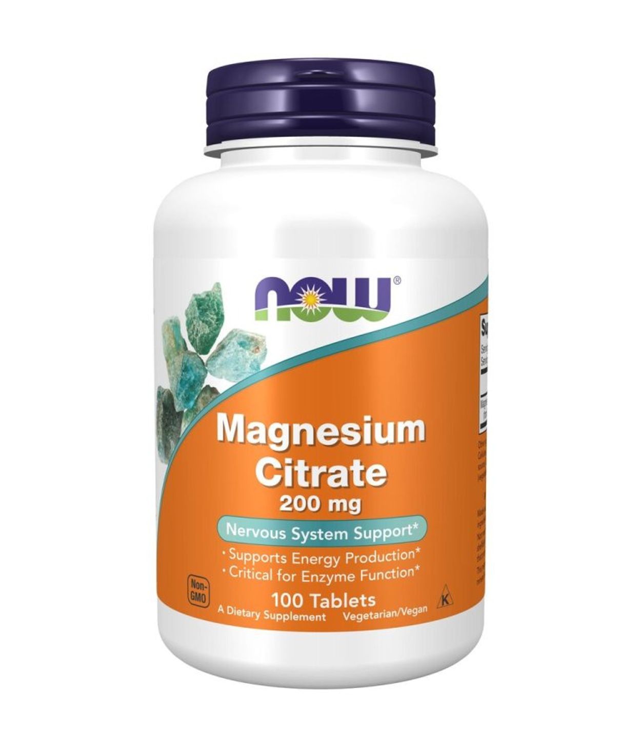 NOW Magnesium/Sítrat 200mg 100stk