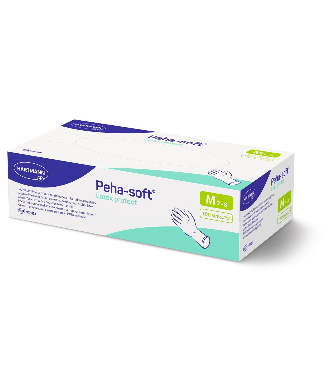 PEHA-SOFT Latex Hanskar án Púðurs Medium