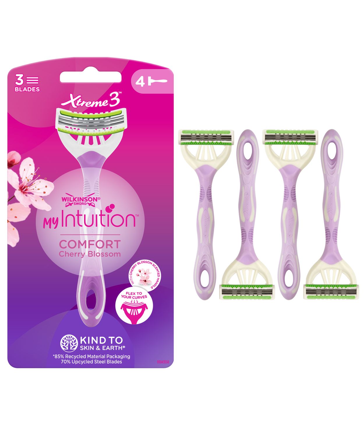 WILKINSON Xtreme3 My Intuition Comfort 4stk