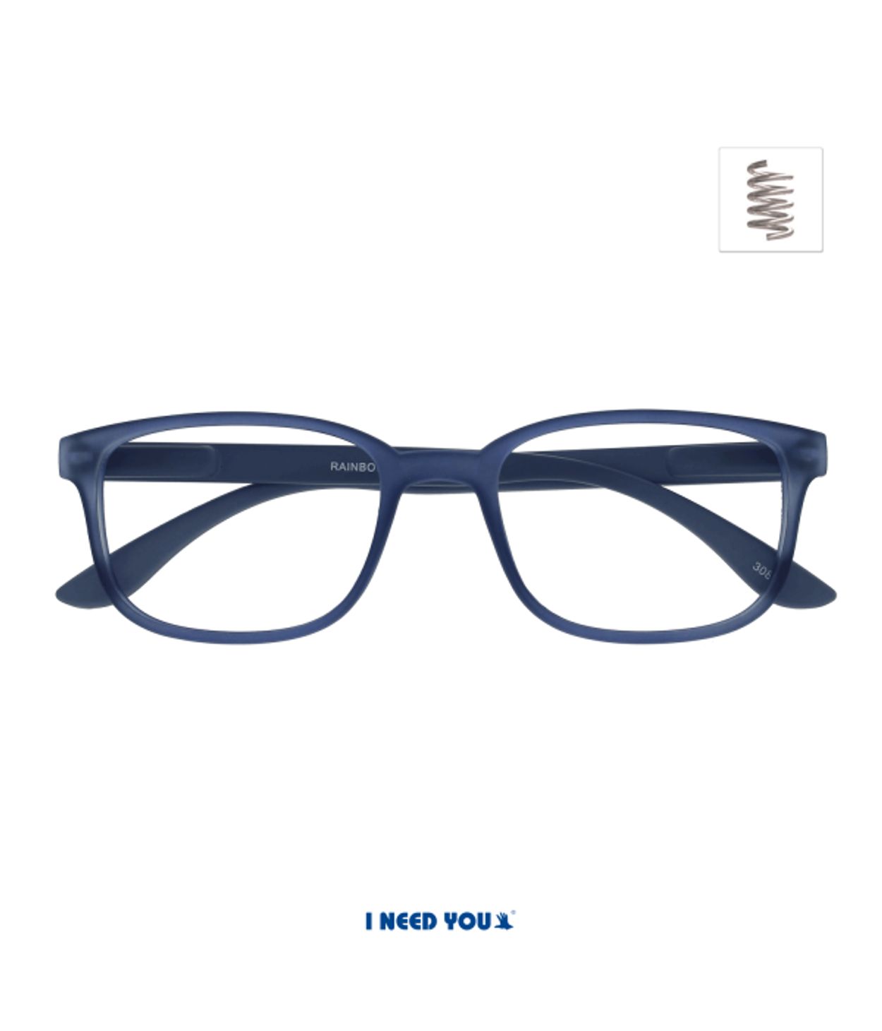 I Need You Gleraugu Rainbow Blue