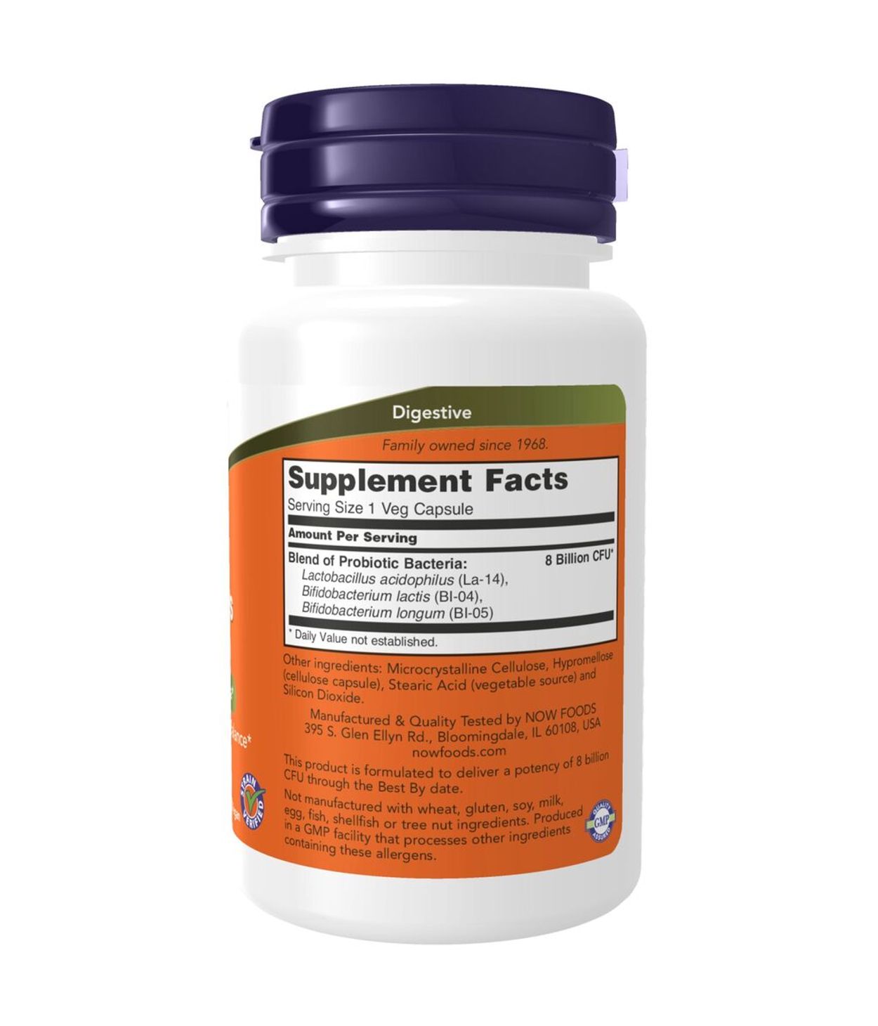 NOW Acidophilus And Bifidus 8 Billion 60stk