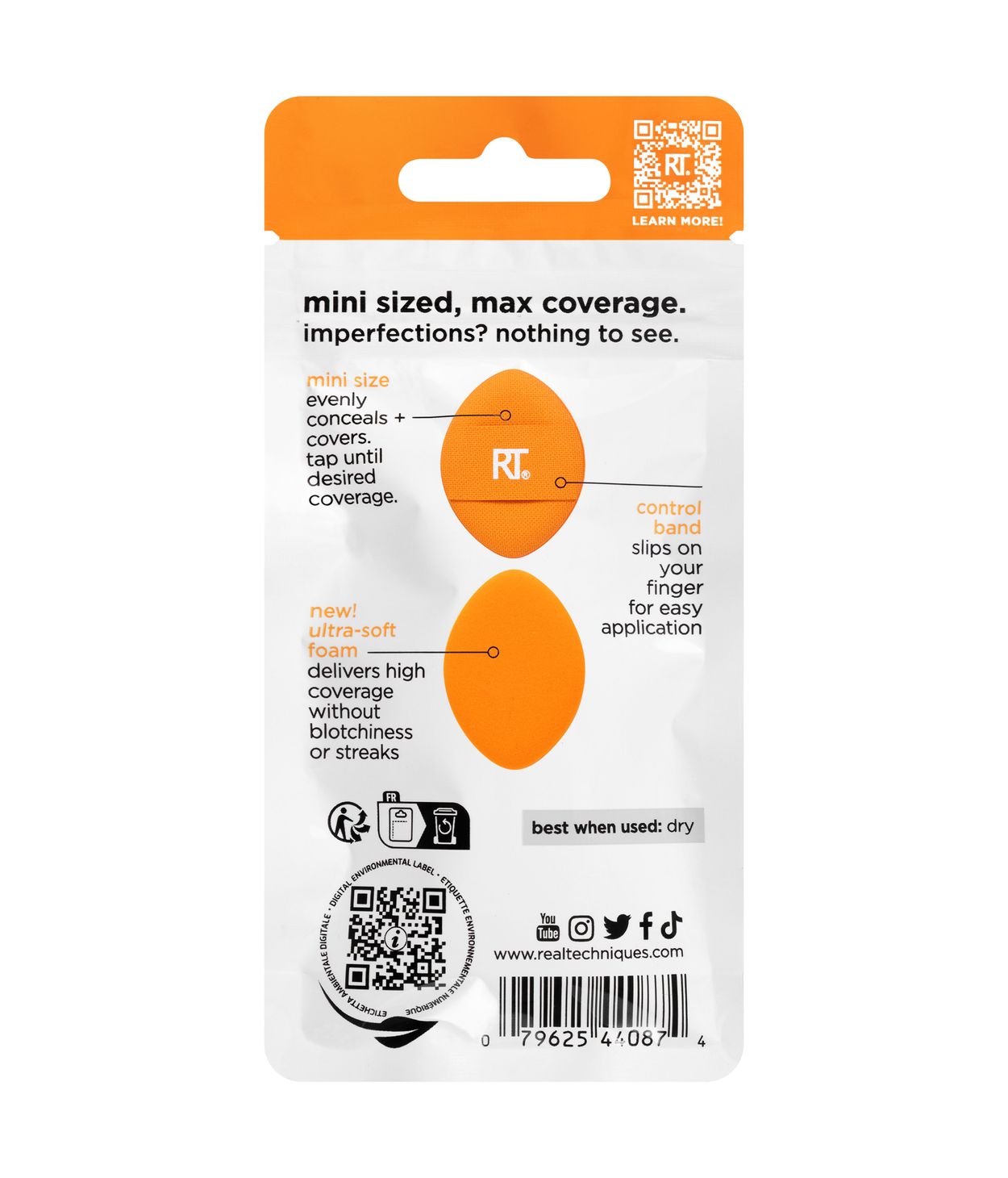 REAL TECHNIQUES Mini Miracle Concealer Puff Trio