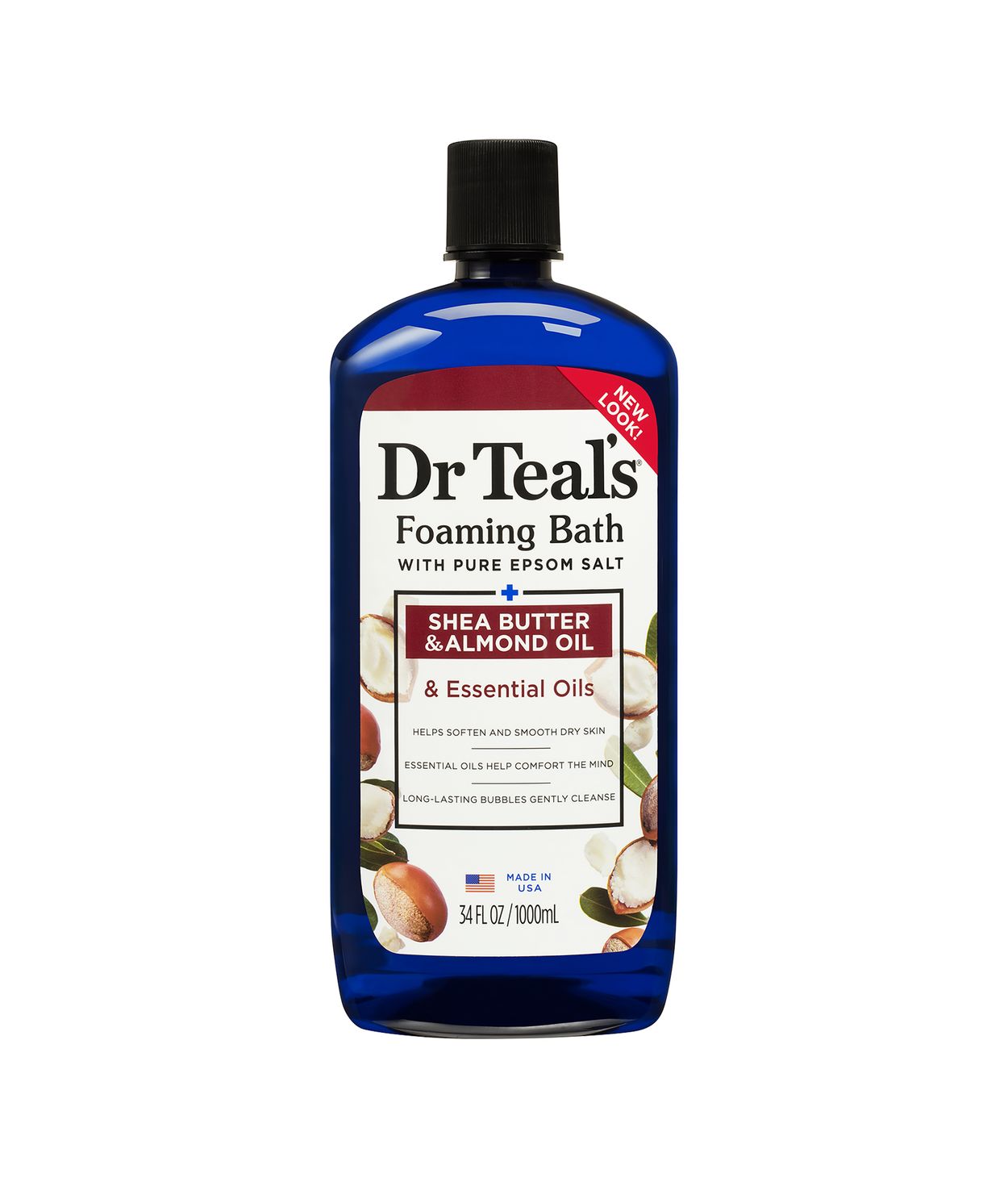 Dr.Teal's Shea Butter & Almond Foaming Bath 1L