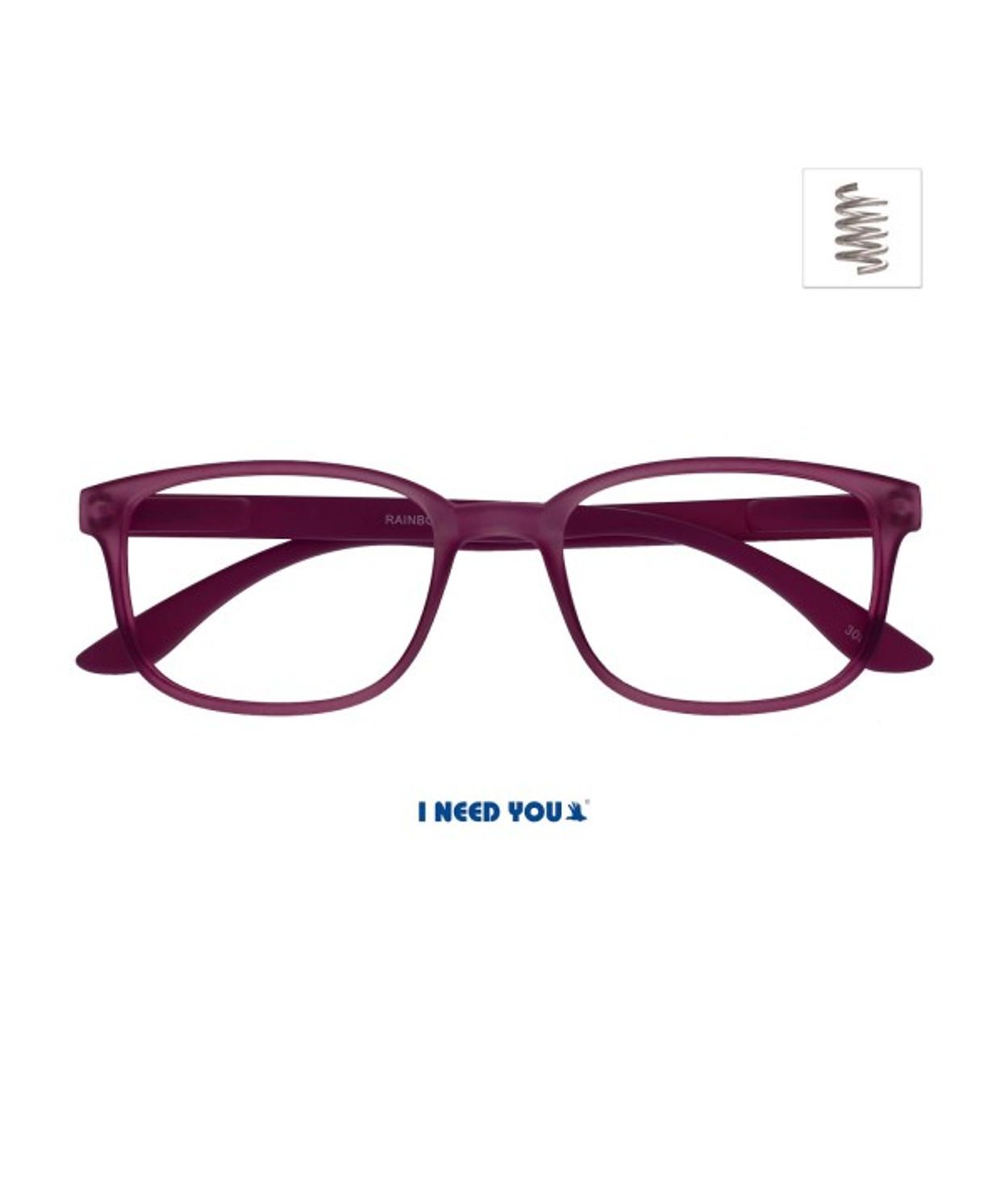 I Need You Gleraugu Rainbow Lilac
