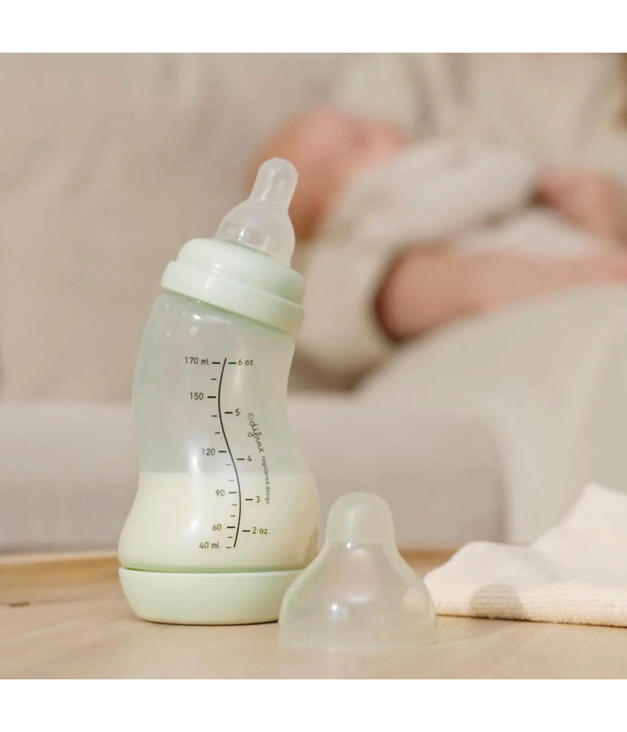 Difrax Natural S-peli 170ml Ísblár