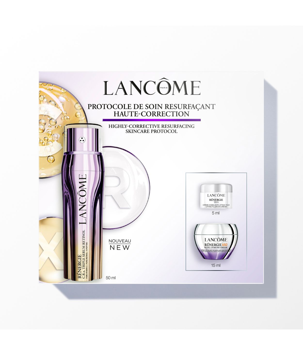LANCOME Rénergie Retinol Triple Serum Sett