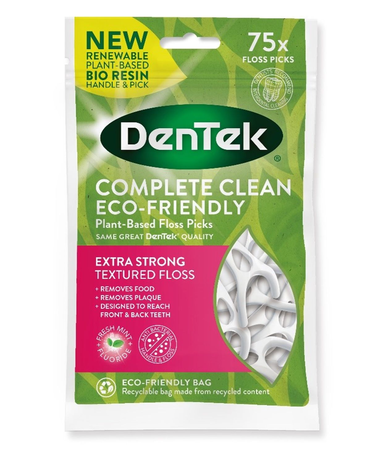 DenTek Eco Complete Clean 75stk