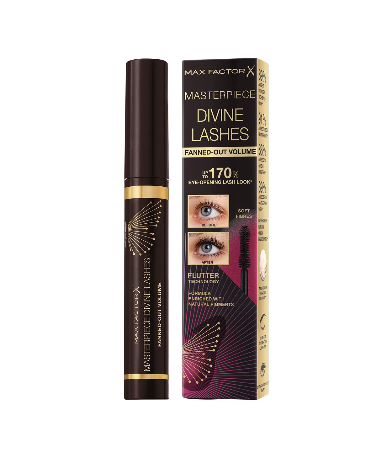 MAX FACTOR Divine Lashes Black Brown 002