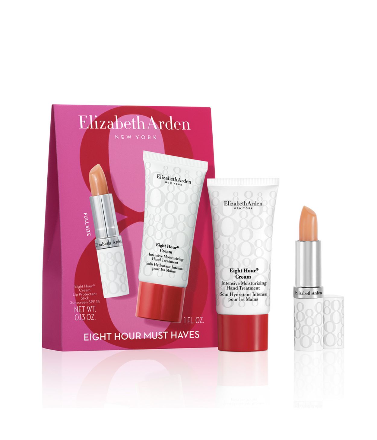 Elizabeth Arden 8 Hour Lip og handáburður Sett