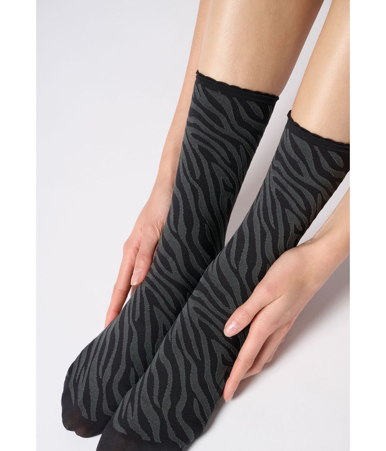 Oroblu Savage Socks Black/grey  OS