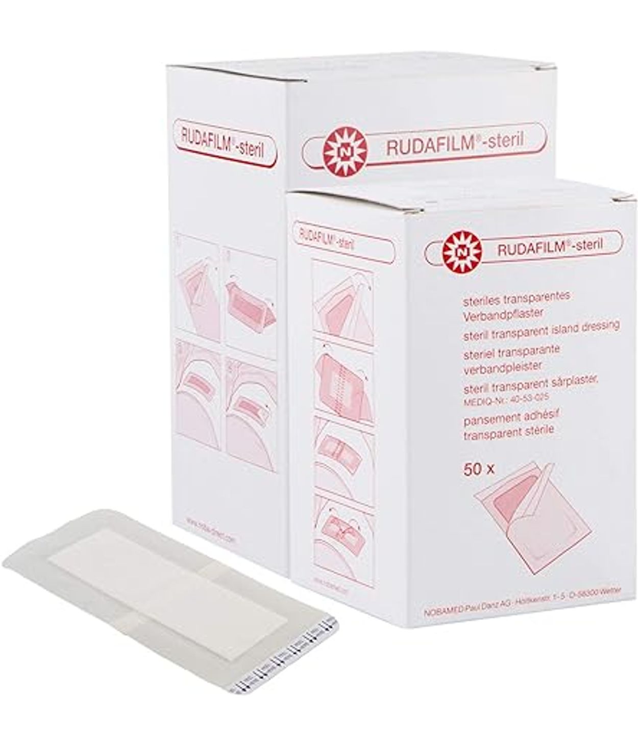 Noba Filmuplástur Með Púða 20x10cm