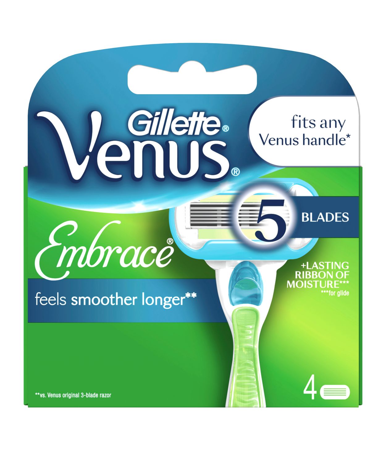 Gillette Venus Embrace Blöð 4stk