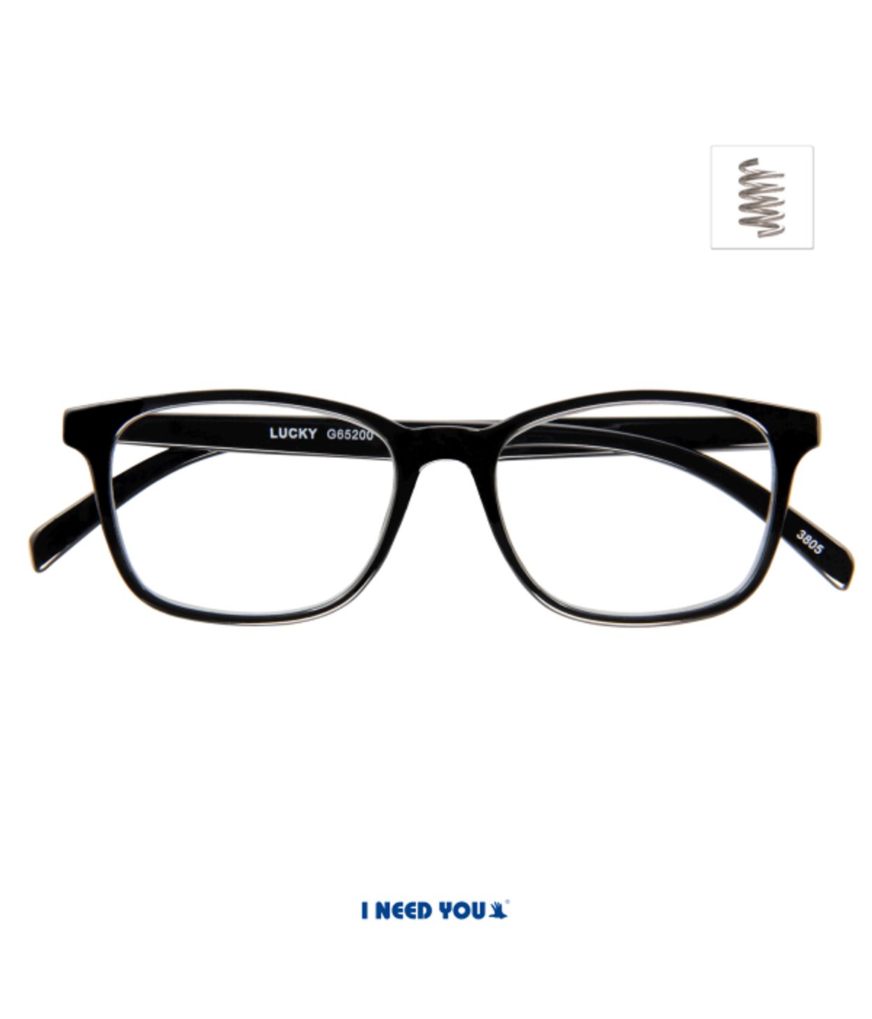 I Need You Gleraugu Lucky Black