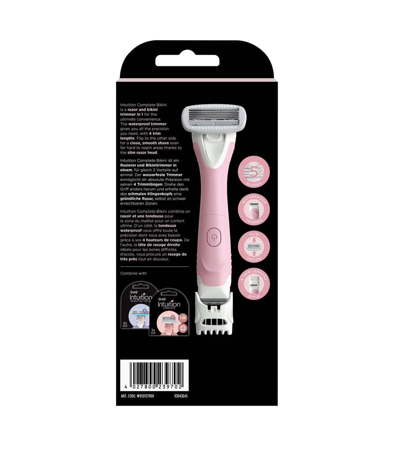 WILKINSON Intution Bikini Rakvél