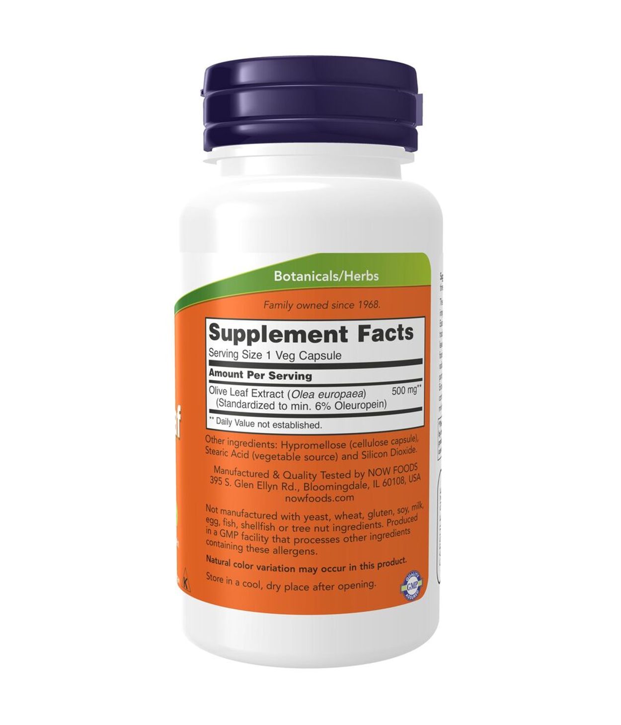 NOW Olive Leaf Extract 500mg 60stk