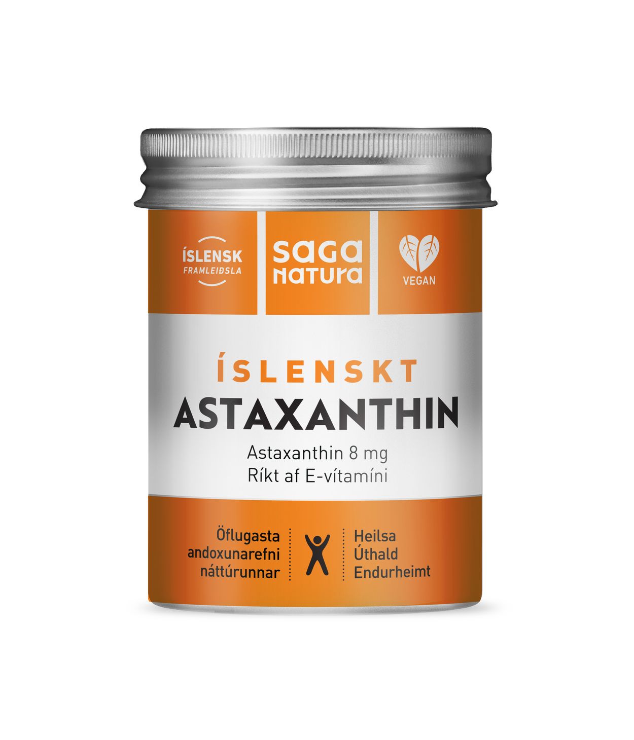 Saga Natura Astaxanthin 8mg 60stk