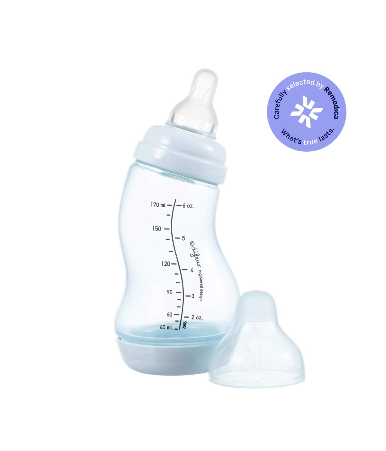 Difrax Natural S-peli 170ml Ísblár