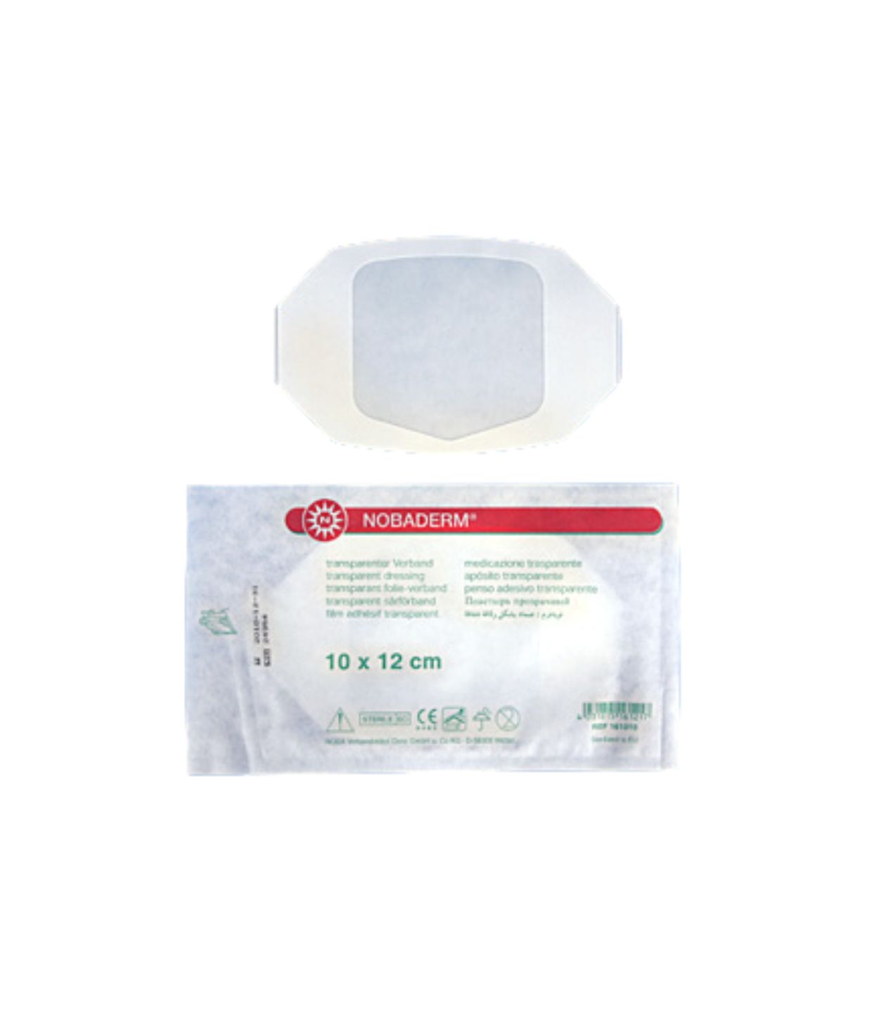 Nobaderm Filmuplástur 10x12cm 1stk