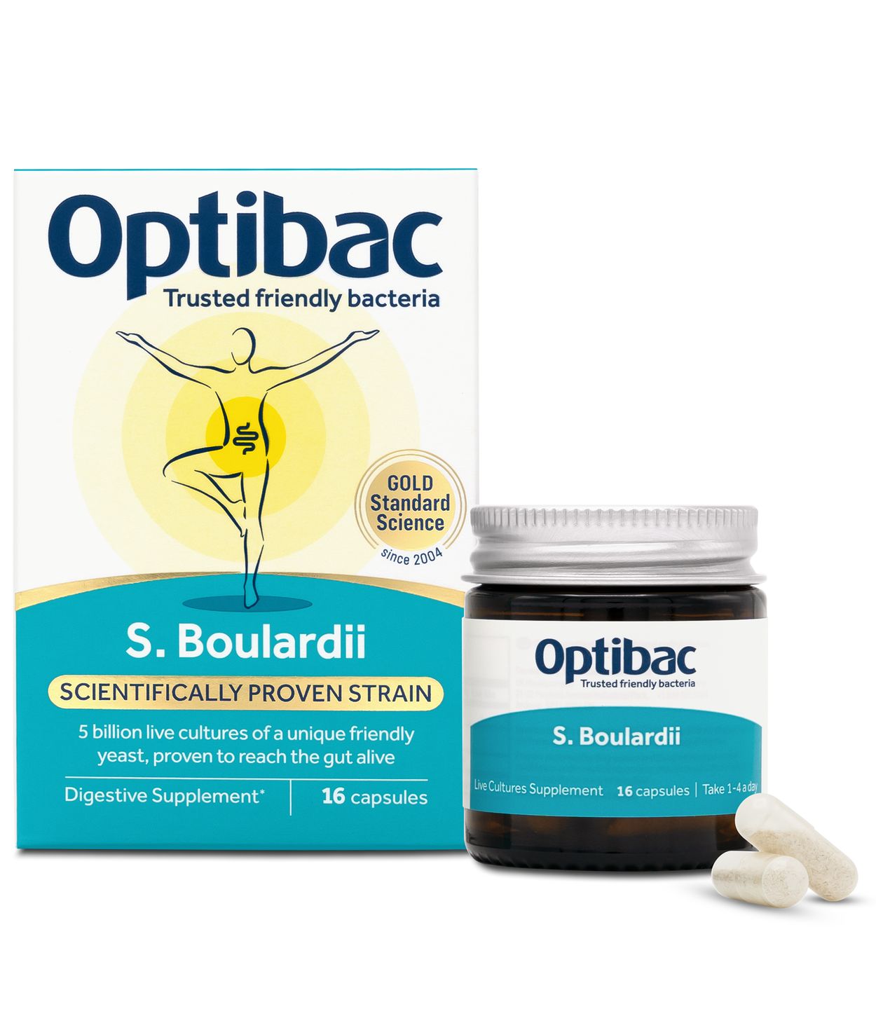 Optibac Góðgerlar F/Niðurgangi 16stk