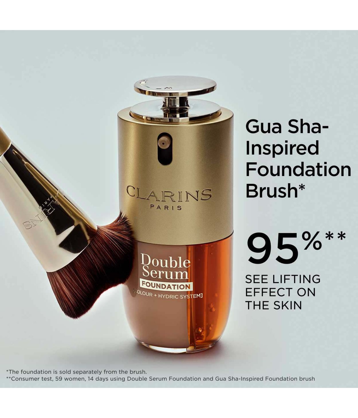 CLARINS Gua Sha-Inspired Foundation Brush
