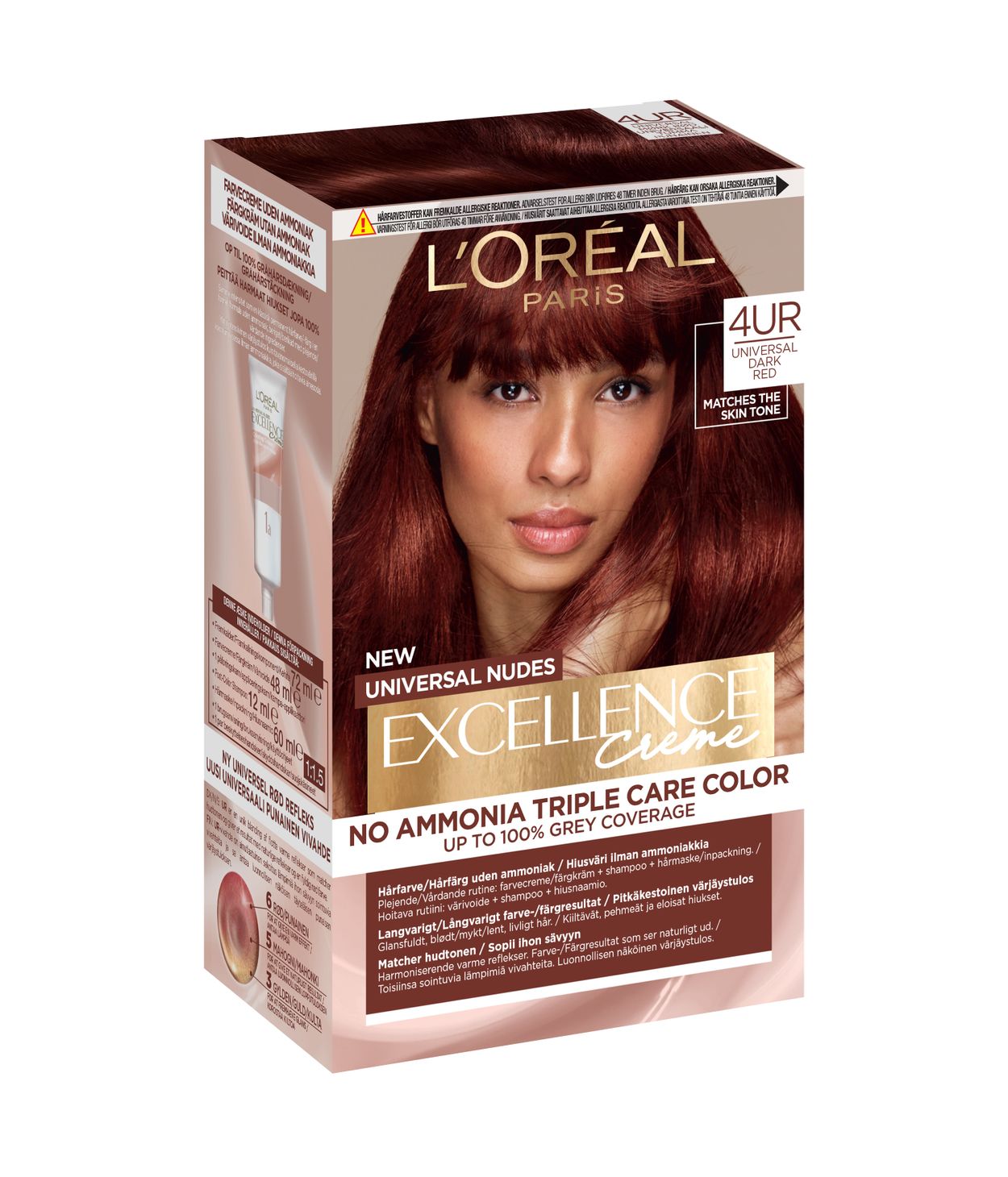 L'ORÉAL Excellence Universal Nude 4UR Dark Red