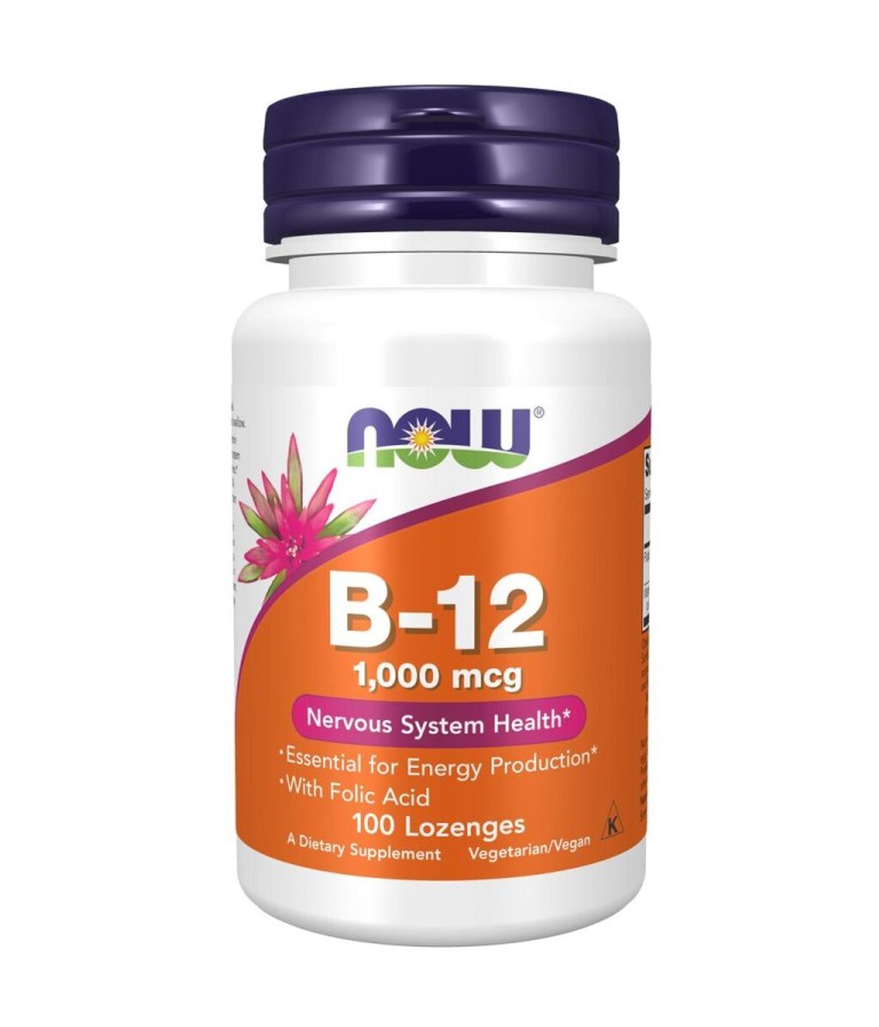 NOW B12 1000mcg Tyggitöflur 100stk