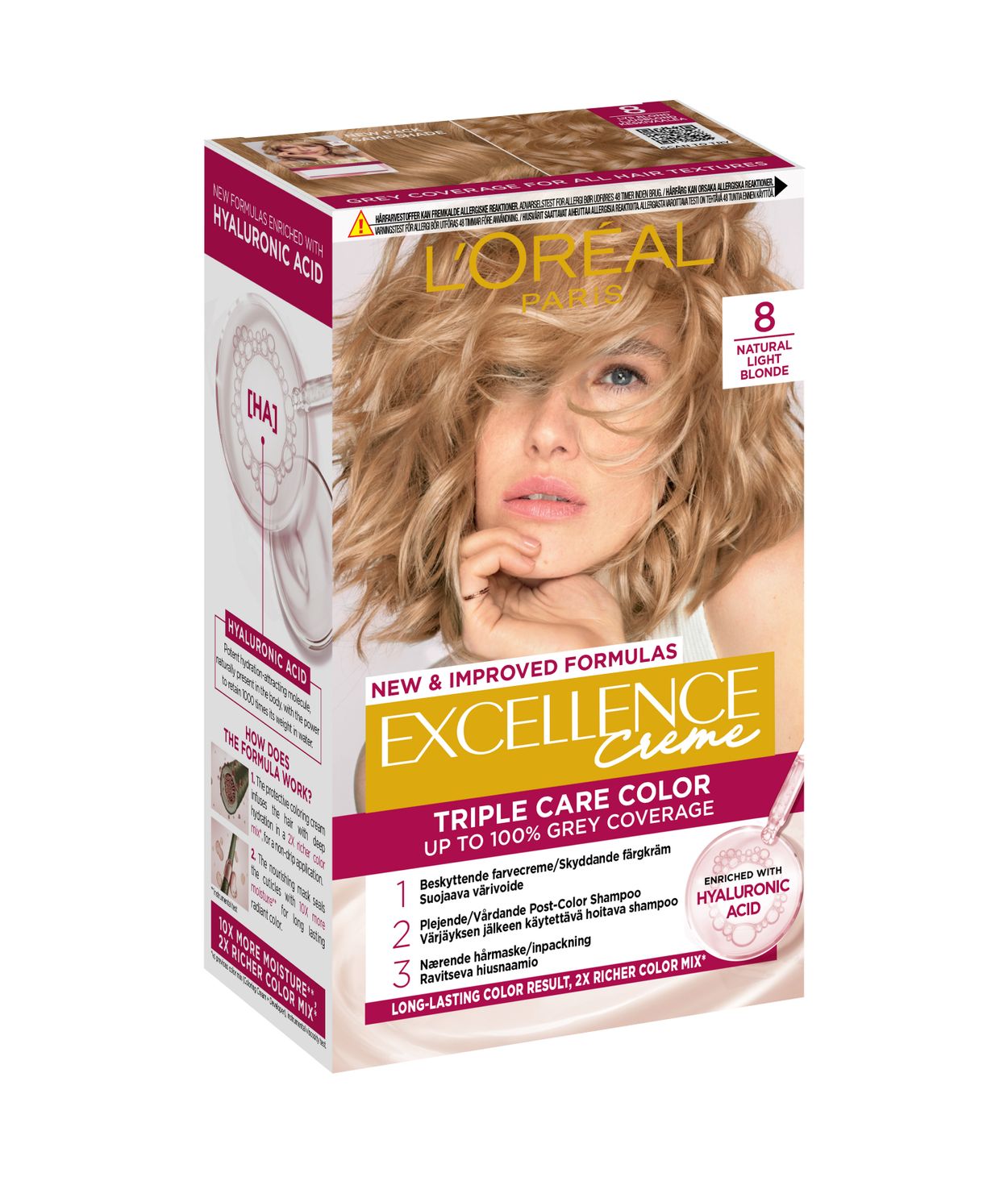 L'ORÉAL Excellence 8 Natural Light Blonde