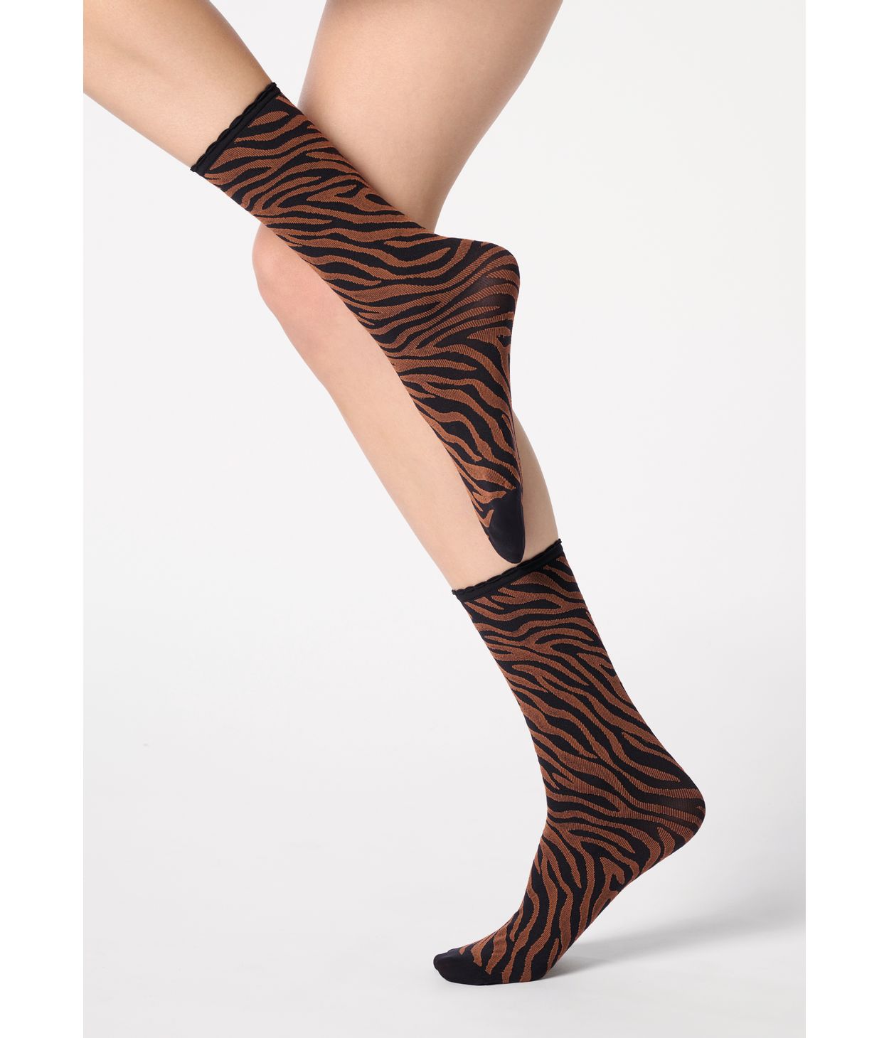 Oroblu Savage Socks Black/cacao  OS