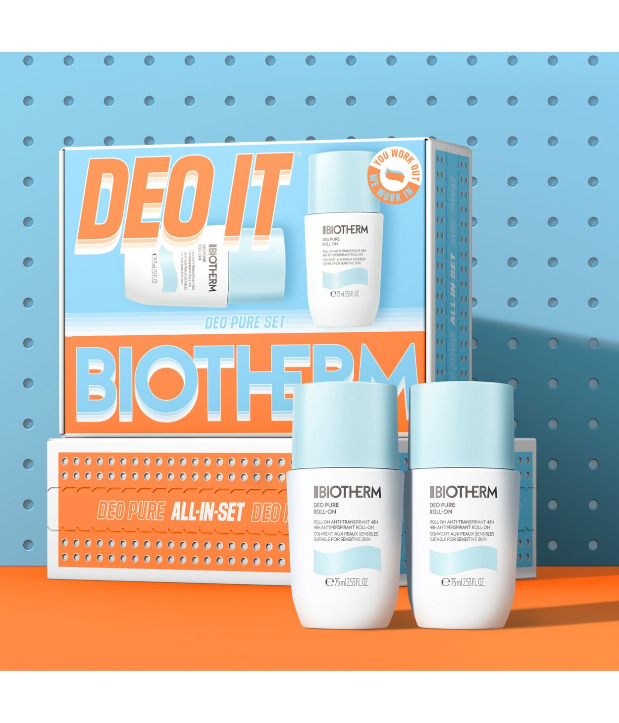 BIOTHERM Deo Roll On DUO Women set