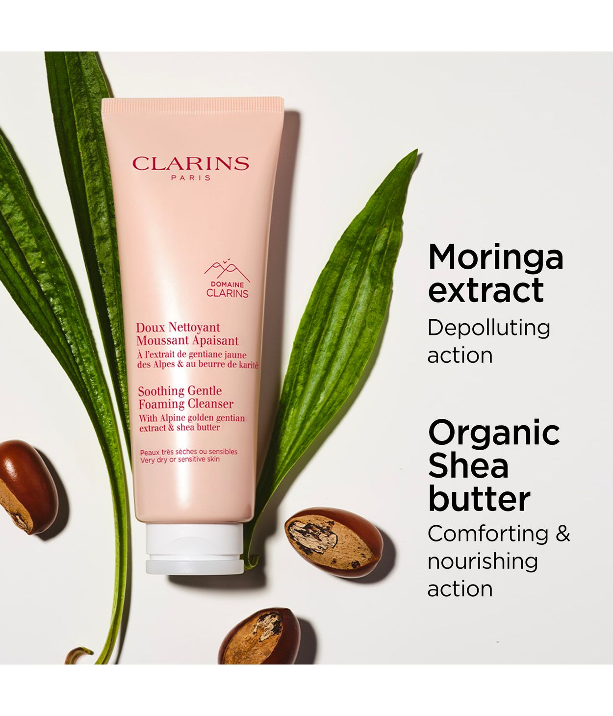 CLARINS Soothing Gentle Foaming Cleanser 125ml