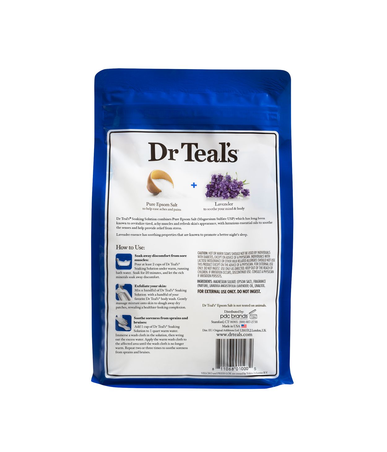 Dr.Teal's Epsom Salt Lavander 1,36kg