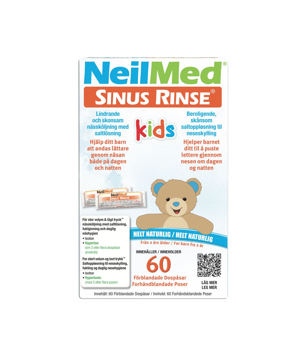 NeilMed Sinus Rinse Kids refill 60 Pokar