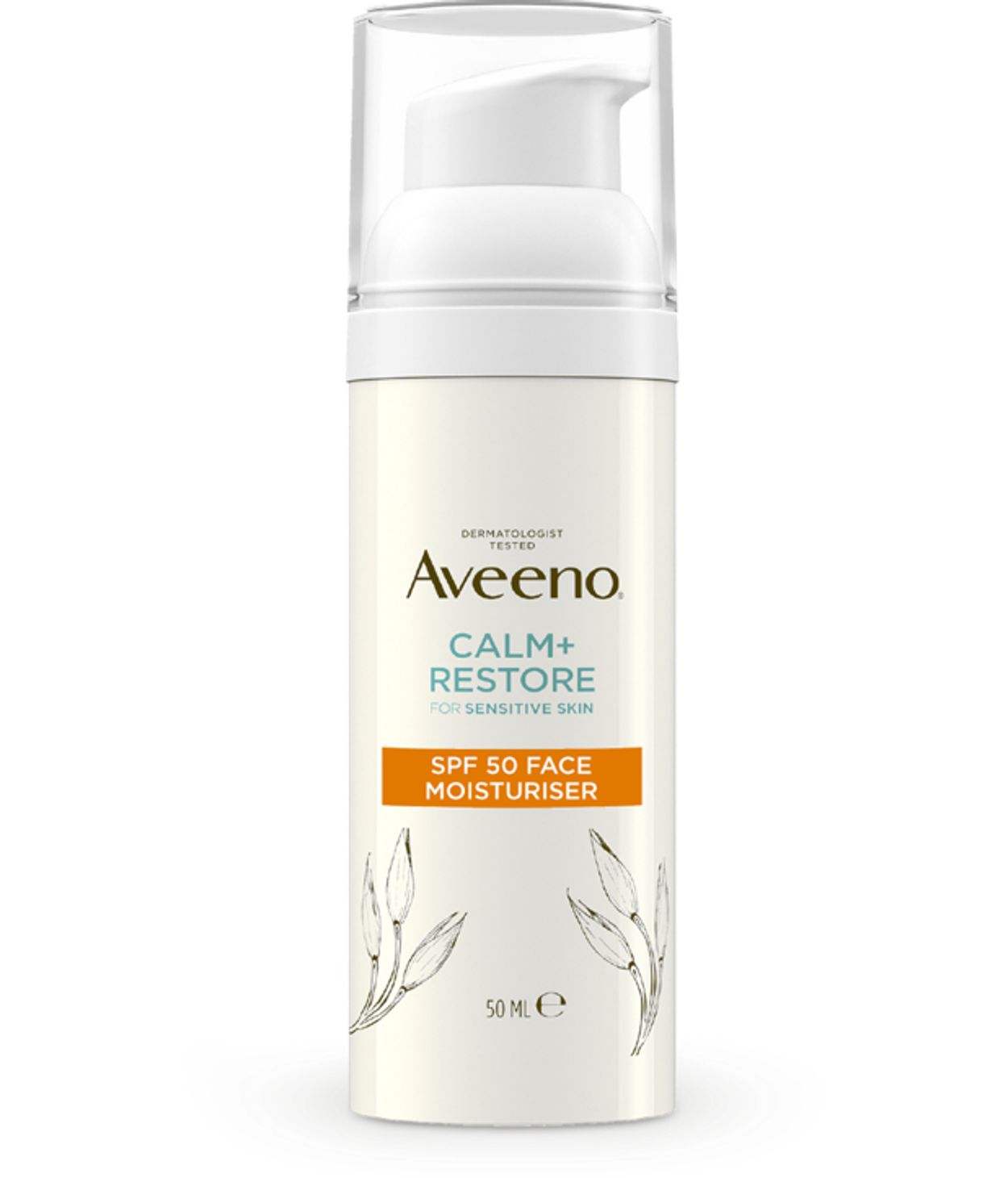 Aveeno Face Calm+Restore Moisturising Lotion SPF50
