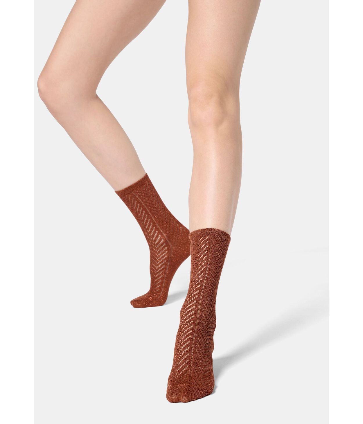 Oroblu Bright knit socks Gold