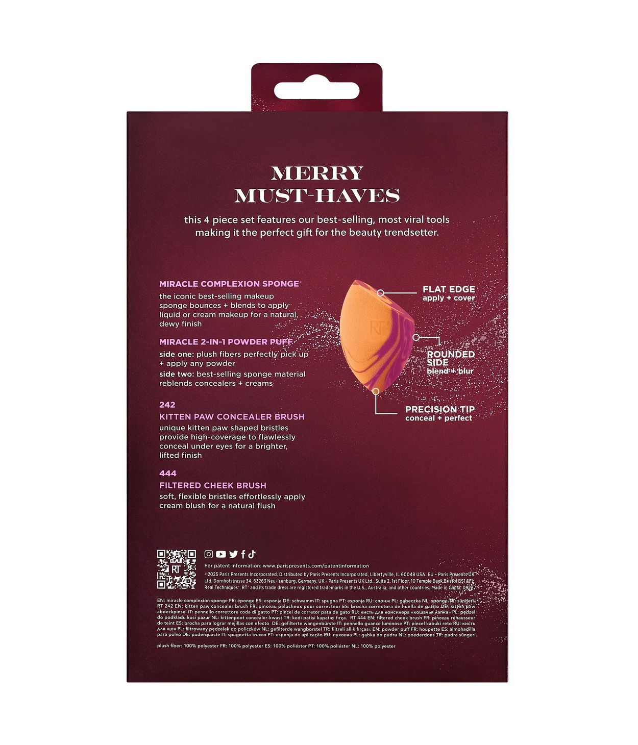 REAL TECHNIQUES Merry Must Haves Gjafasett