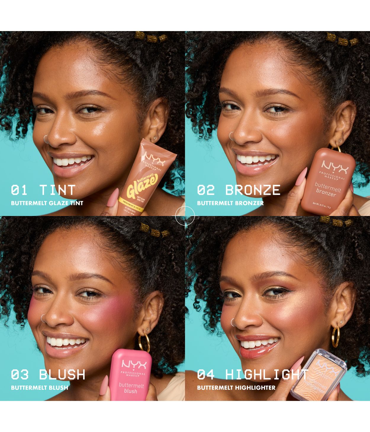 NYX Buttermelt highlighter 5g