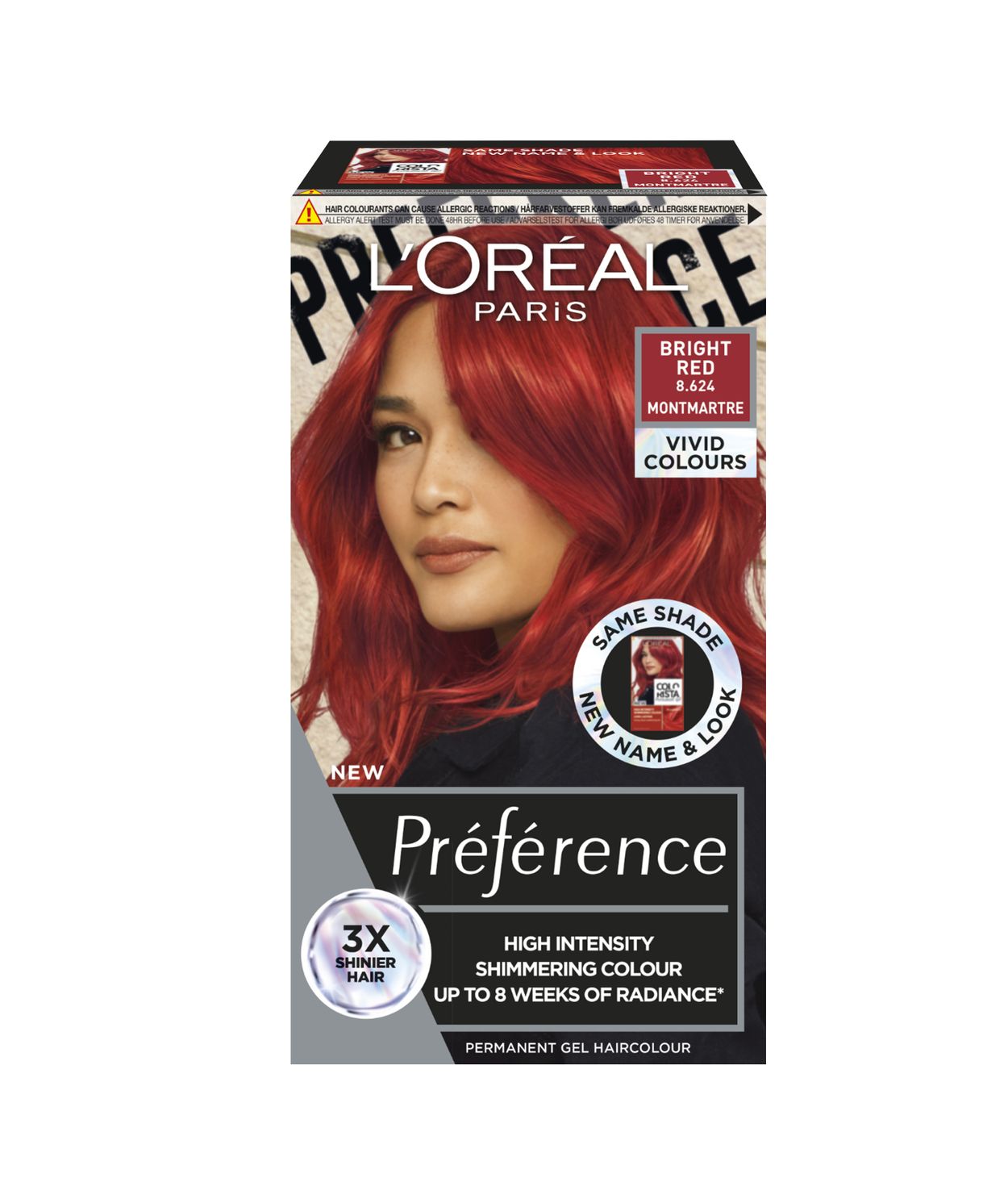 L'ORÉAL Preference Vivids 8.624 Bright Red
