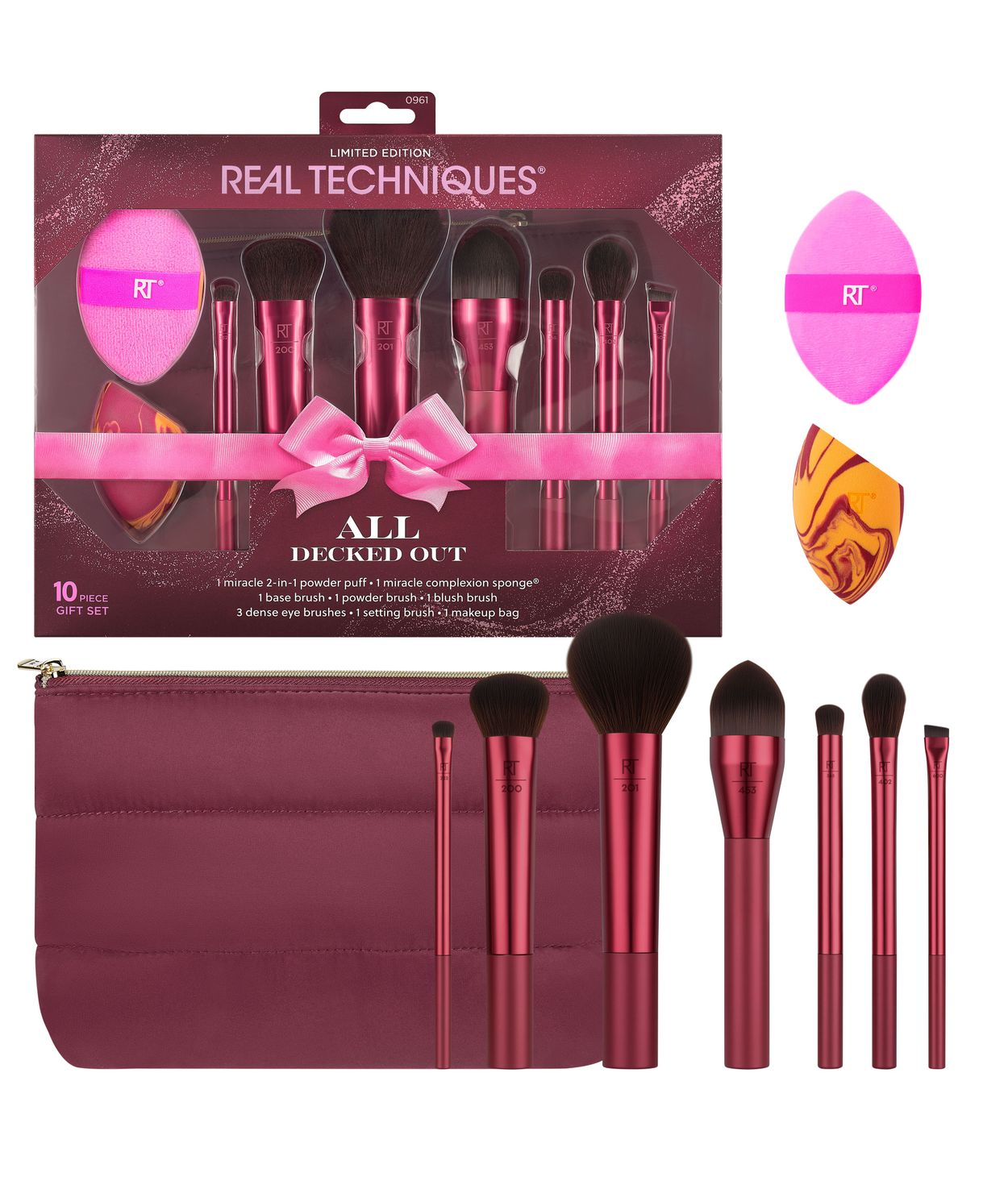 REAL TECHNIQUES All Decked out Gjafasett