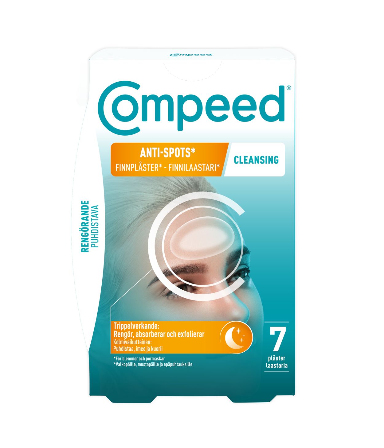 Compeed Bóluplástur Cleansing 7 stk