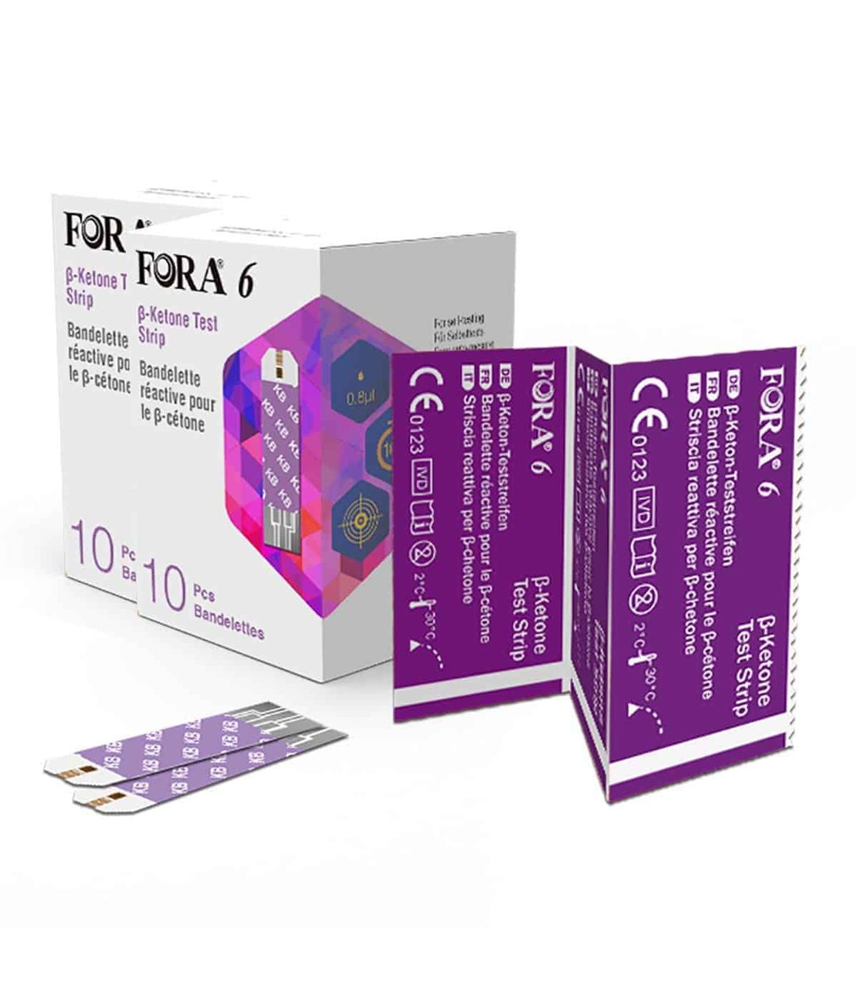 FORA 6 blood Ketónar 10stk