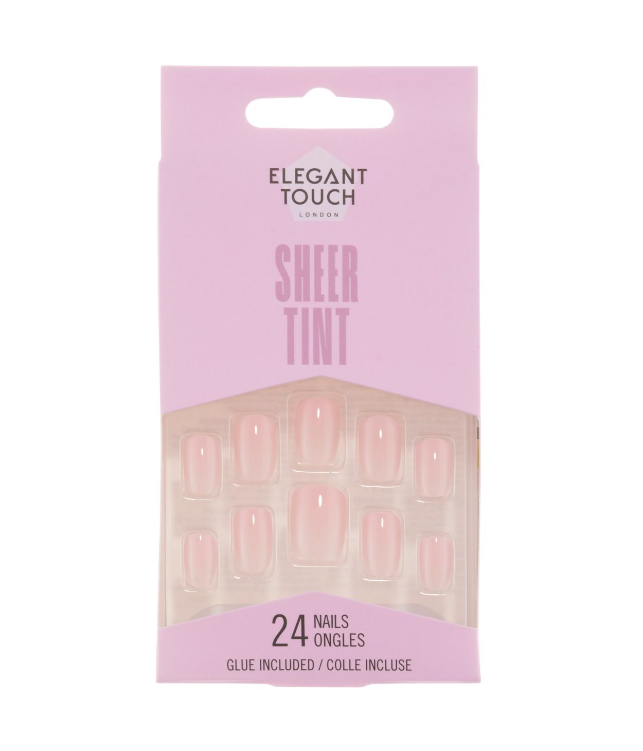 Elegant Touch Sheer Tint Ballerina Pink (Squoval)