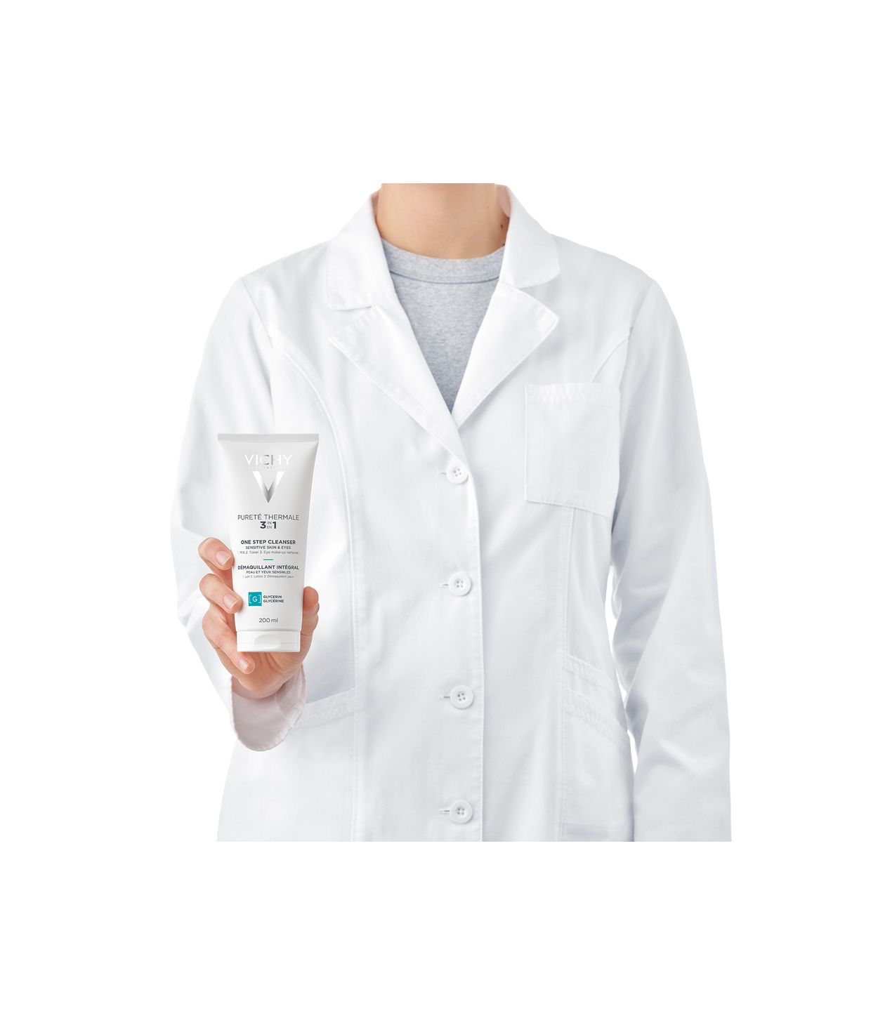 VICHY PT 3in1 One Step Cleanser Tube 200ml