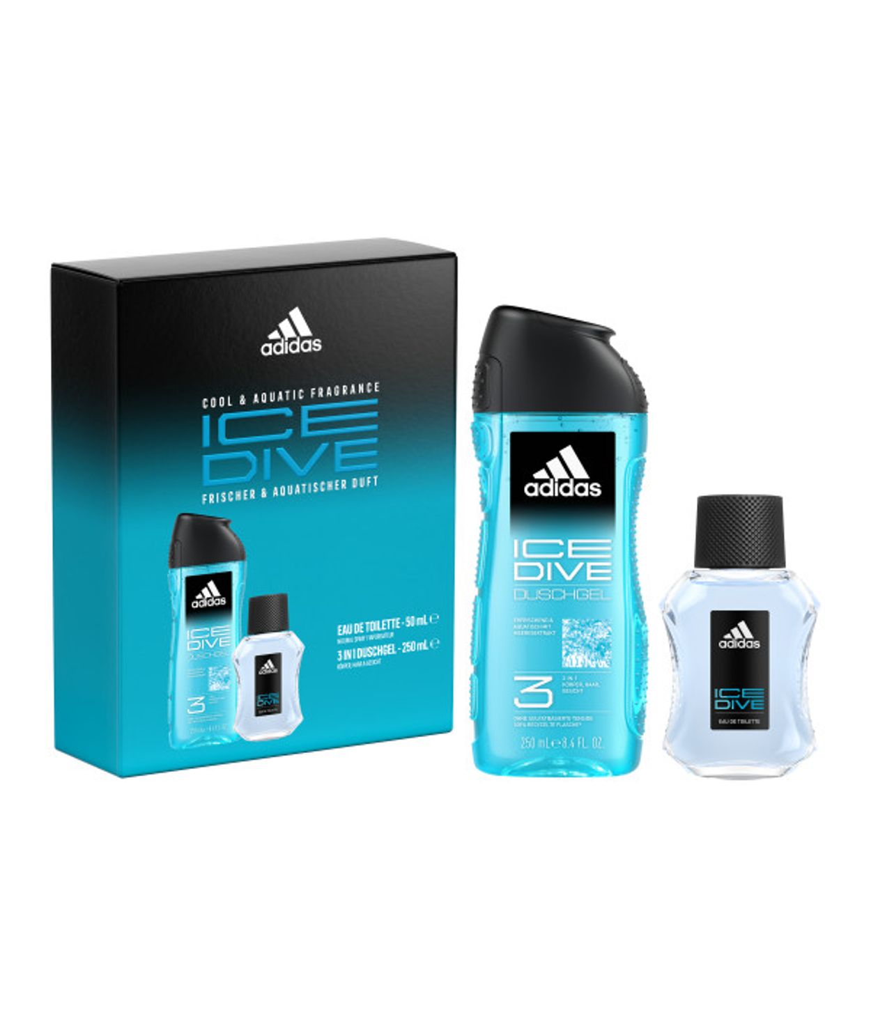 Adidas Ice Dive edt 50ml, Shower Gel 250ml