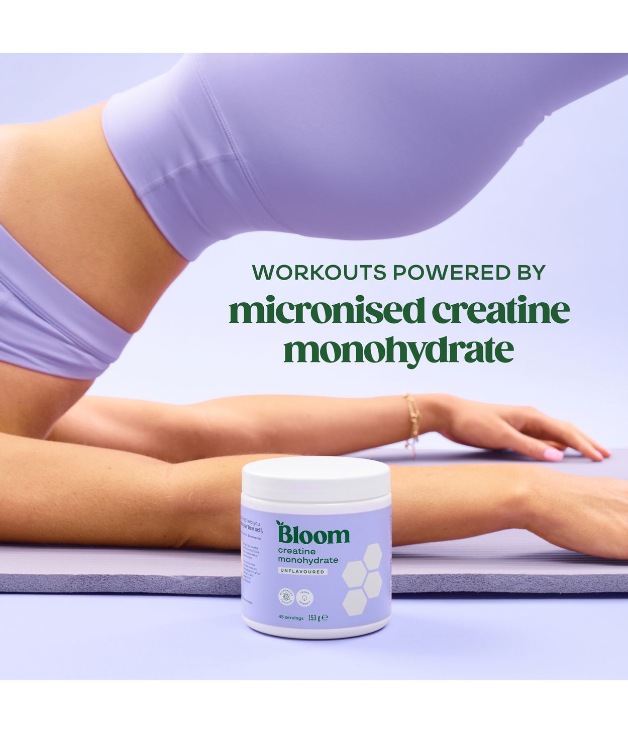 Bloom Creatine Raspberry Lemon 153g