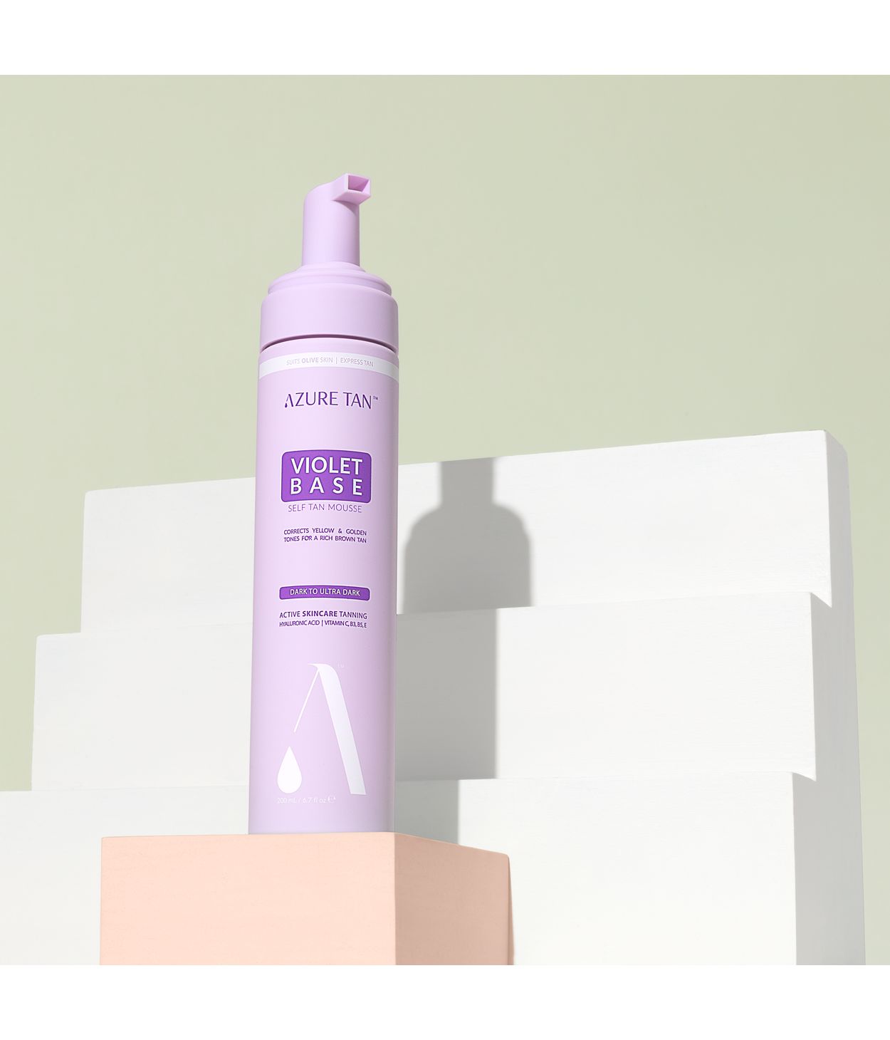 AZURE Self Tan Mousse Violet Base 200ml